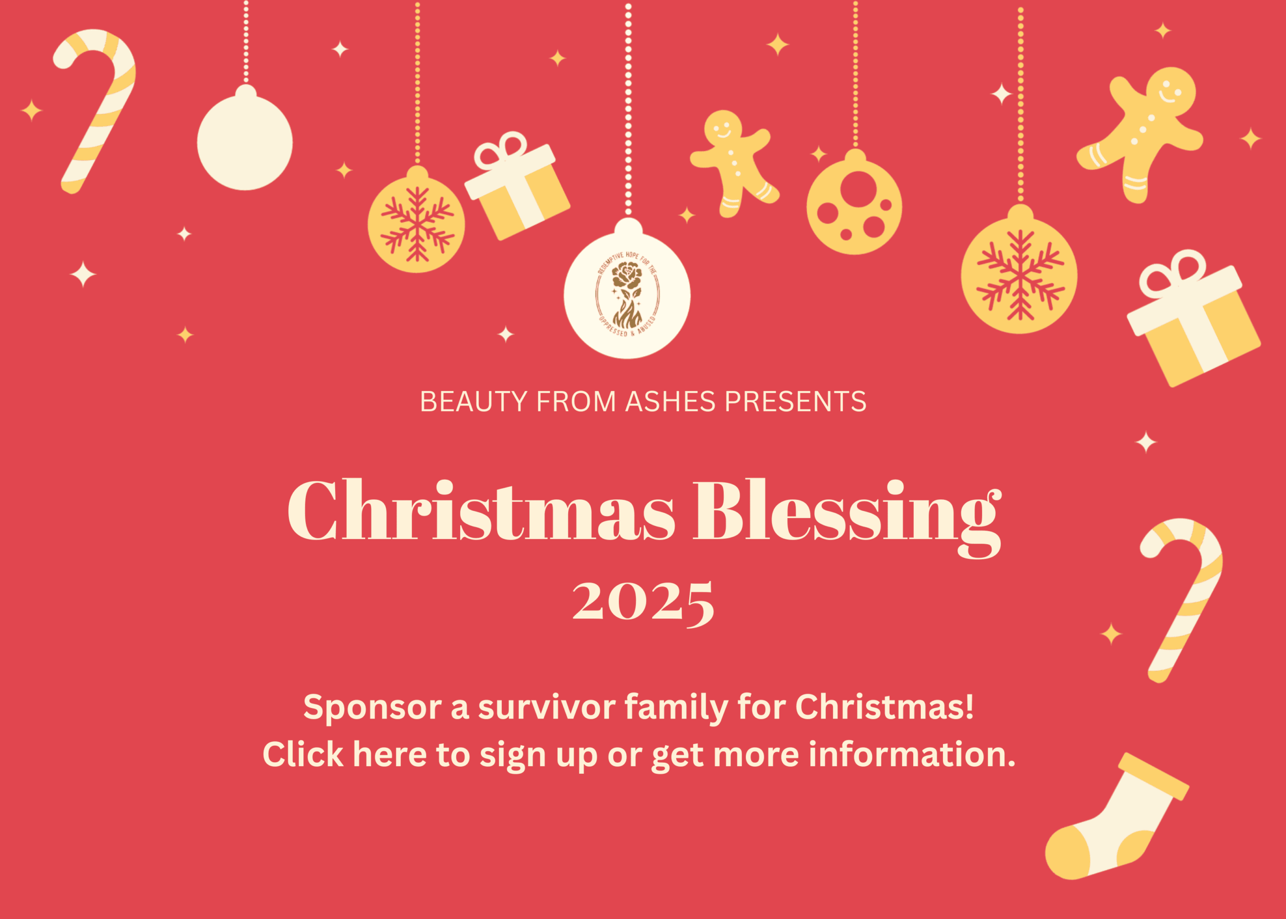 Christmas Blessing 2025 announcement image